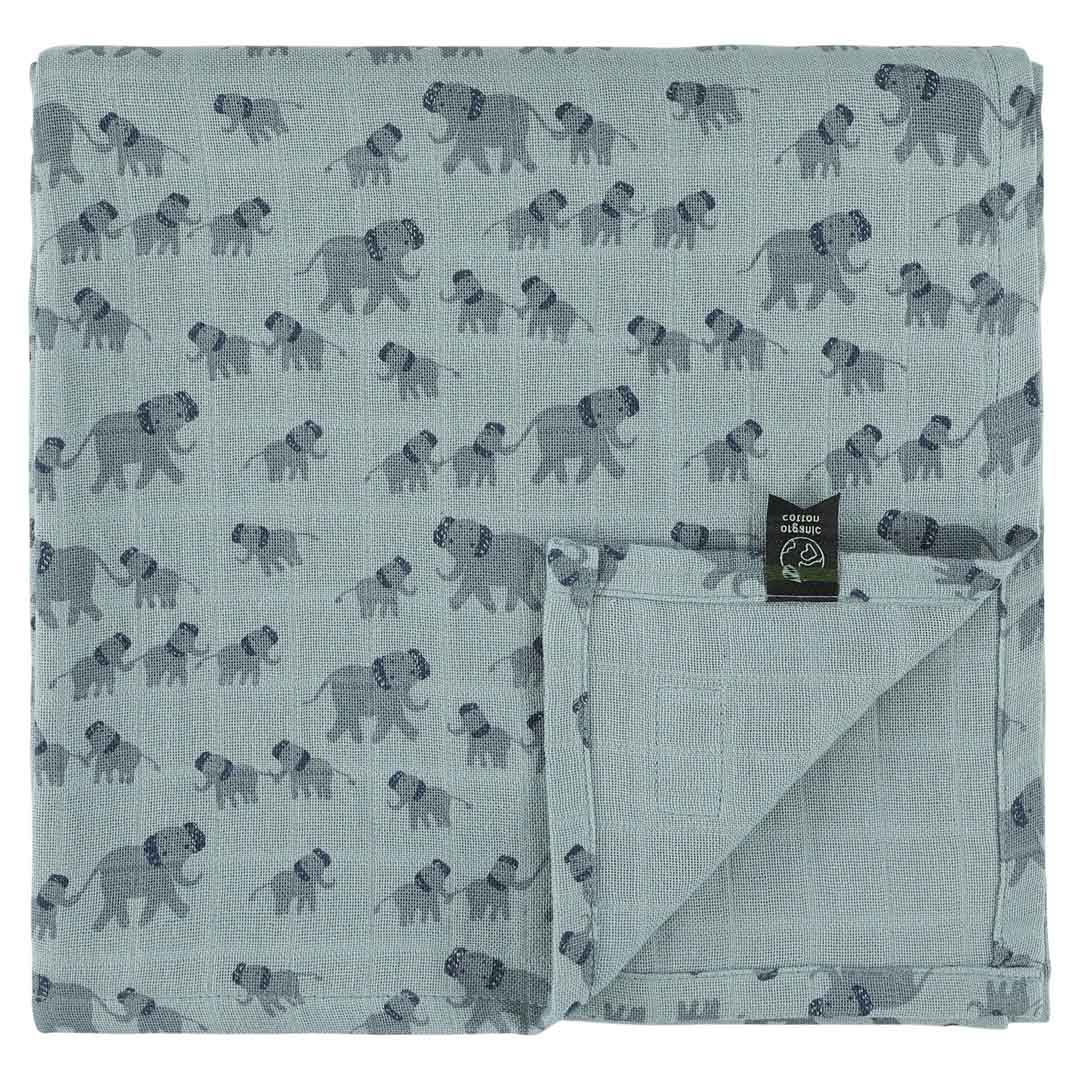 Toalla muselina | 110x110cm - Enchanting Elephant